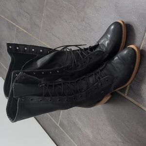 Capezio Leather Lace Up Boots